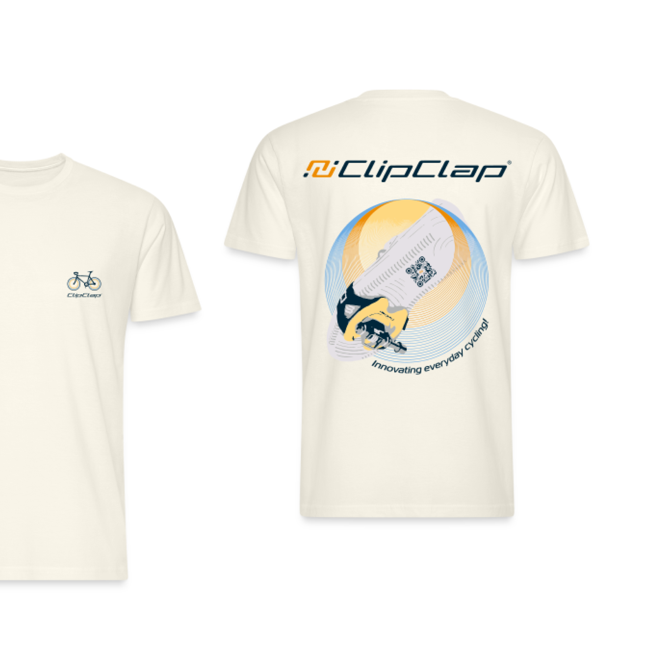 ClipClap® T-Shirt mit Backprint